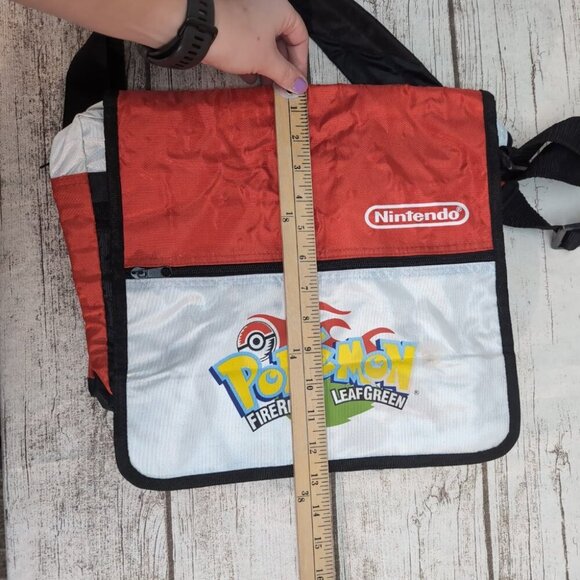 Vintage Pokemon Fire Red Leaf Green 2004 Promo Preorder Messenger Bag Nintendo - Picture 3 of 7
